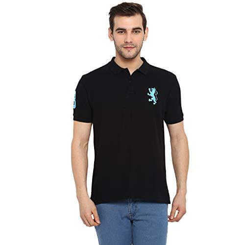 red tape men's solid regular fit polo (rph7181_black s)