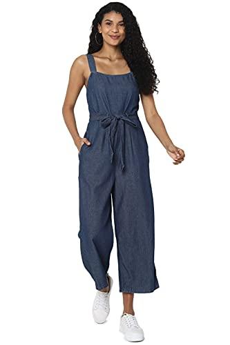 american eagle women's jumpsuit (wea0393528451_dark blue_86 cms (small))