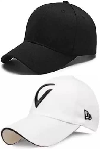 selloria brand a combo pack of 2 stylish sport virat inspire + baseball. ny cap for men's and boy's cap (pack of 2) multicolour