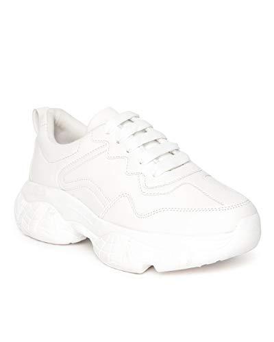 vendoz women premium white casual shoes sports shoes sneakers