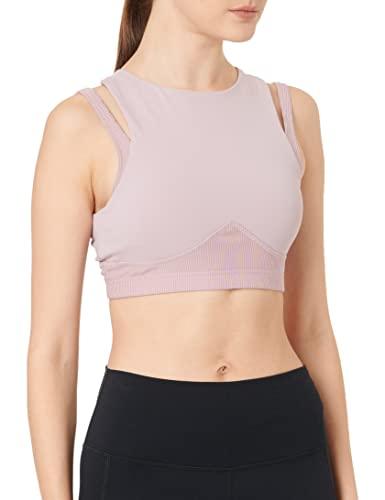 reebok women's cropped tank (hn9487-xl, infused lilac, xl)