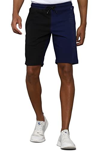 allen solly men's bermuda shorts (aylocuksmfp66241_navy_s)