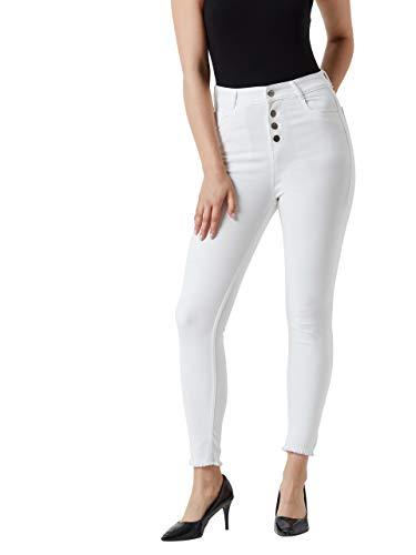 miss chase women's white crop stretchable denim jeans(mcss19den08-42-82-26,white,26)