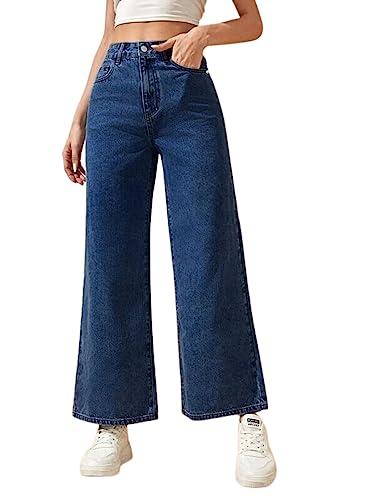 greciilooks women denim modern regular fit jeans (blue, 26)