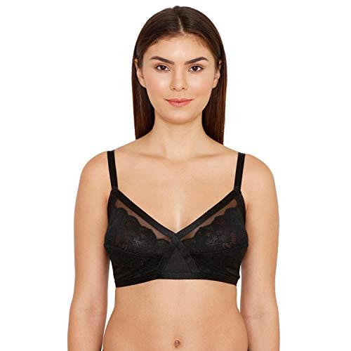 zivame women's synthetic full cup bra (zi1020fash0blak_black_32dd)