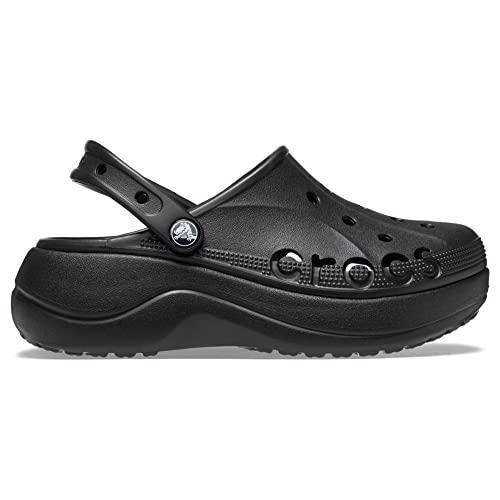 crocs baya platform clog blkblack(208186-001-w7) uk size 5