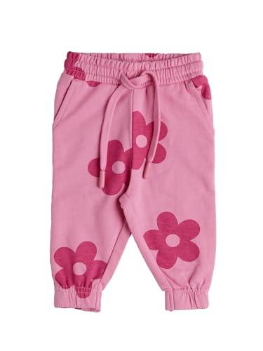 the souled storetss originals: pink floragirls cotton joggers