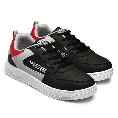 asian men's thunder-03 white casual sneaker shoes with lightweight max extra comfort lace-up shoes for men's & boy's