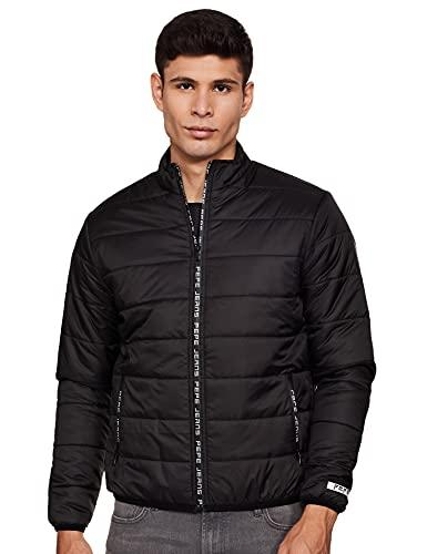 pepe jeans men's jacket (pm402343- black_s)