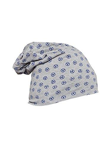 vimal jonney grey printed cotton blended free size beanie cap for men-cap_prt-no.4-mlg_01