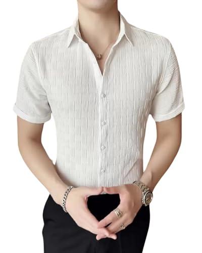 lymio casual shirt for men|| shirt for men|| men stylish shirt (zigzag) (s, white)