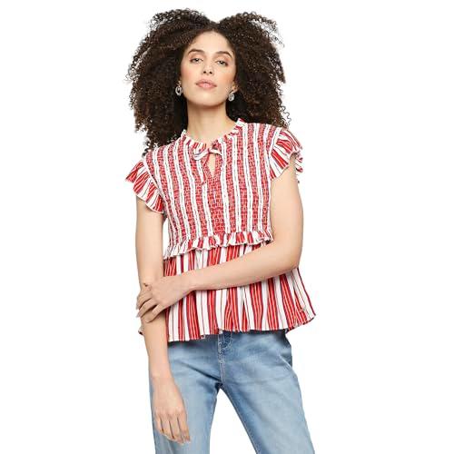 pepe jeans women's regular blouse (pl304302_red_xl)