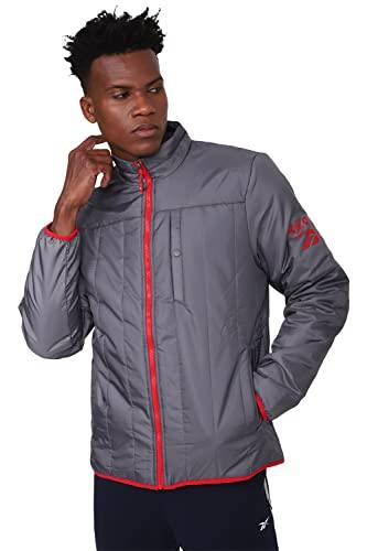 reebok men's a-line coat (hf8777_grey