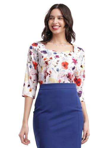 fablestreet sweetheart neck top - multicolour