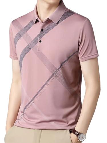 lymio men t-shirt || t-shirt for men || polo t shirt || t-shirt (polo-22-25) (m, pink)