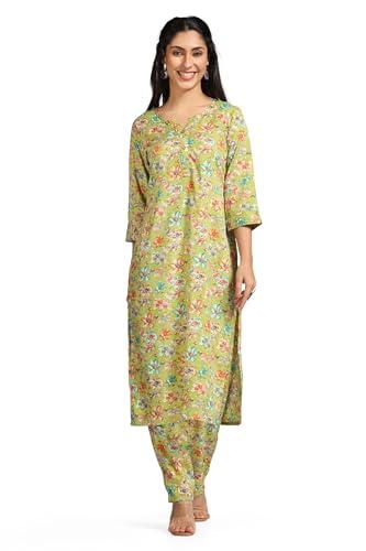 fashion dream women's polyester salwar suit set (fdwset00118 prt xs_parrot_xs)