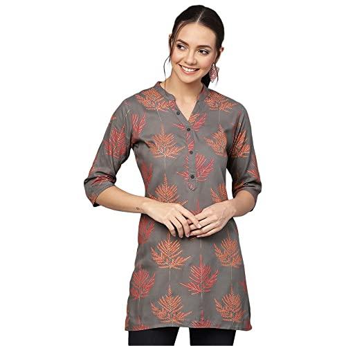 anubhutee women's rayon regular straight kurti