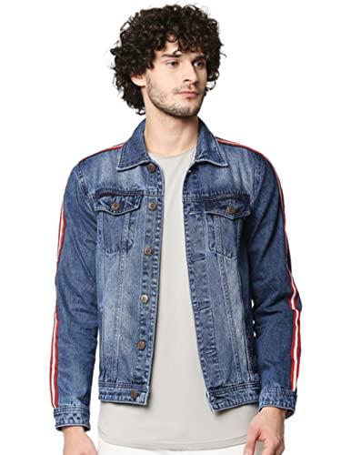 high star men's tailored jacket (hsjkt1184_l_blue_l)