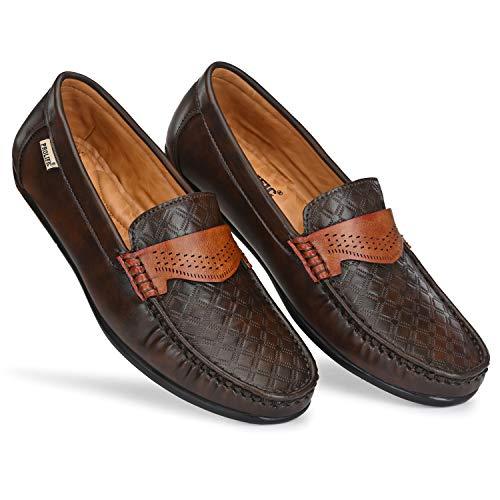 prolific men's casual loafers & driving shoes brown