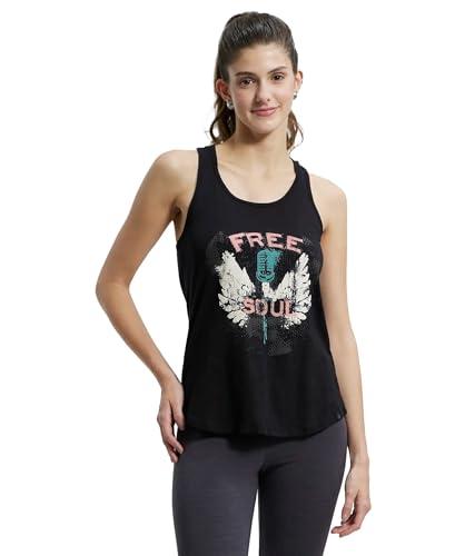 jockey women's regular fit vest top (aw52_black_medium)