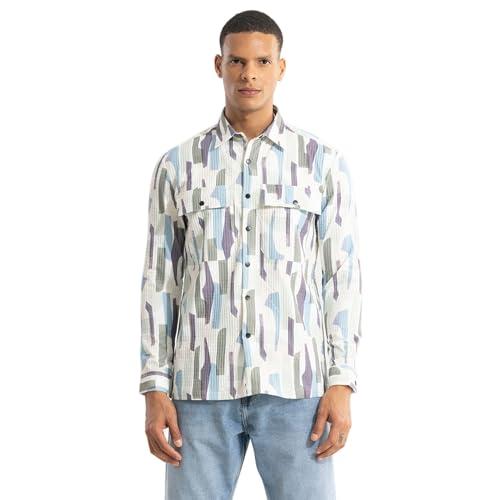 snitch off-white abstract print jacket