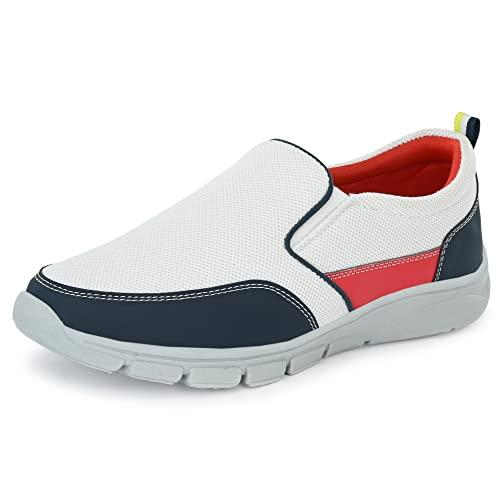 centrino men's 6712 red-white sneakers_10 uk (6712-8)