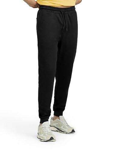 xyxx men's cotton modal joggers - relaxed fit, antimicrobial, high stretch, sweat absorbent solid ace loungewear with zippered pockets, drawcord closure.