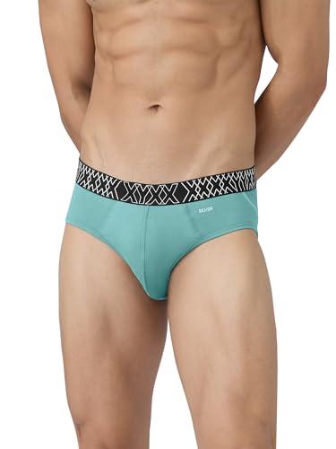 xyxx men's pure cotton regular solid brief (pack of 1) (xy_cr3_brf1_02_03_atlas blue_2xl)