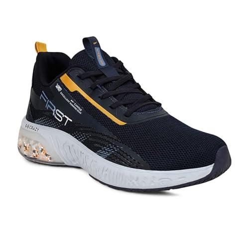 campus men's first navy/mstd running shoes - 9uk/india 11g-787