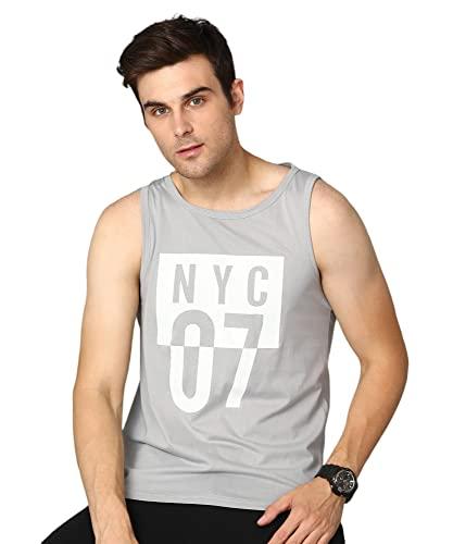 alan jones clothing men's cotton sleeveless regular fit t-shirt (3xl_grey)