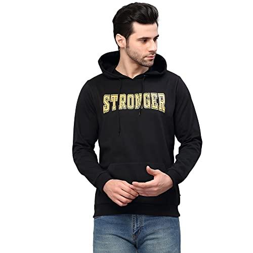 rigo men's cotton hooded neck sweatshirt (sw09181062-m_black