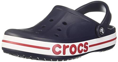 crocs unisex-adult bayaband clog navy/pepper clog - 8 uk men/ 9 uk women (m9w11) (205089-4cc)