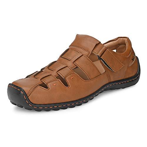 centrino men's 6114 d tan fisherman sandals_11 uk (6114-7)