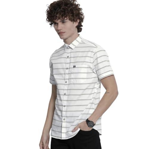 the indian garage co adult men's regular fit shirt (1021-sh123-13_white l)