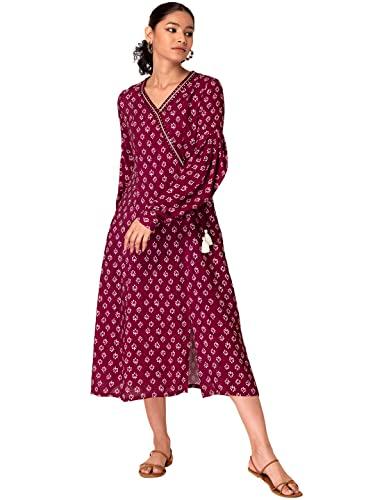 indya women's viscose regular fit kurta (itn04312_pink_s)