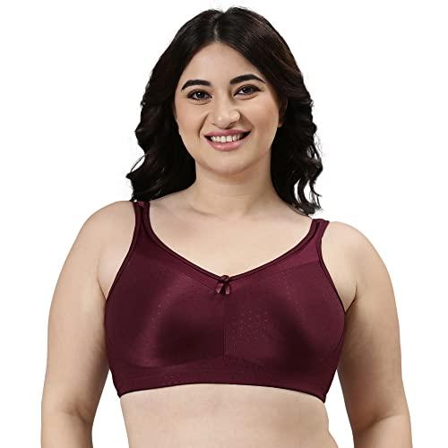 enamor full cup bra (ebfdafb12grw38d, brown, 38d)