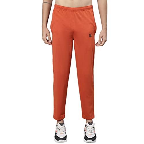 vimal jonney rust regular fit cotton trackpant for men-d10_rust_01-xl