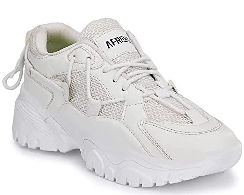 afrojack white womens casual sneakers