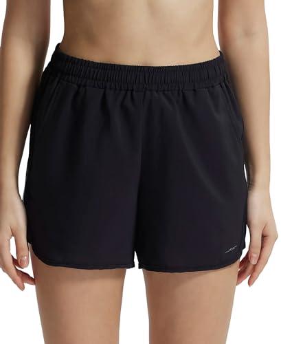 jockey shorts for women with pocket & drawstring closure mw23_black_m