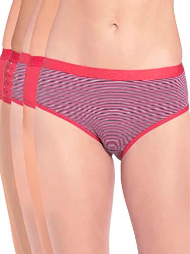 jockey women's cotton hipster panty (pack of 5) (3006-0503_assorted_m)