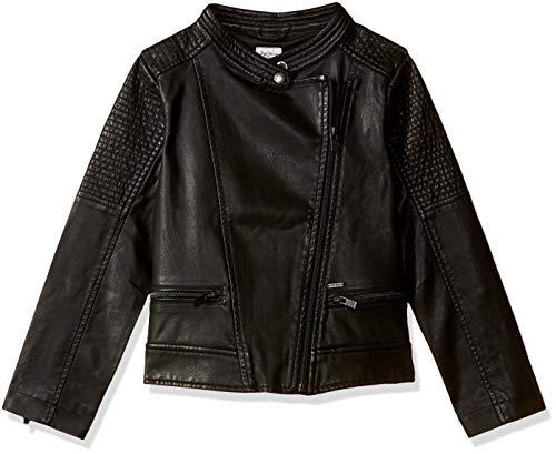 pepe jeans girl's jacket (pg400796_black_6 5-6 years)