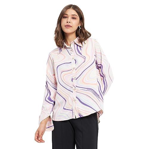 madame regular white shirt for women