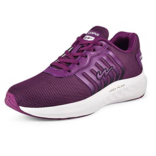 campus women's camp-naaz purple/blk running shoes - 5uk/india 22l-868