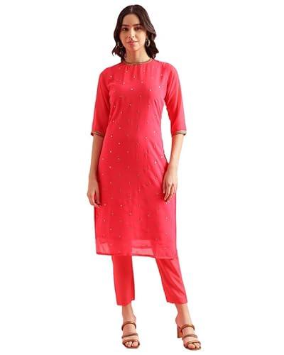 hritika women's embellished peach kurta set_(hrkr3_hrkb0070pch_xl)