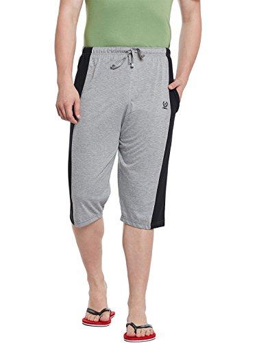 vimal jonney gray blended capri for men