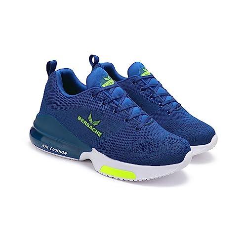 bersache lightweight casual shoes sole, sneakers, outdoor, walking blue shoes for men - 7 uk