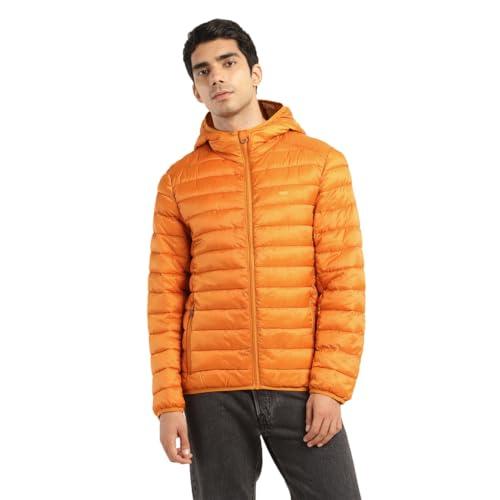 levi's men's a-line coat (a4538-0008_orange