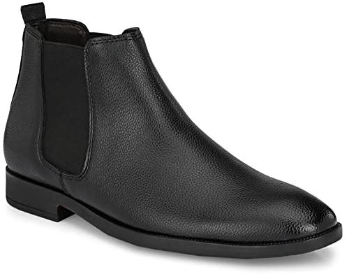 afrojack mens chelsea boot,black,8 uk