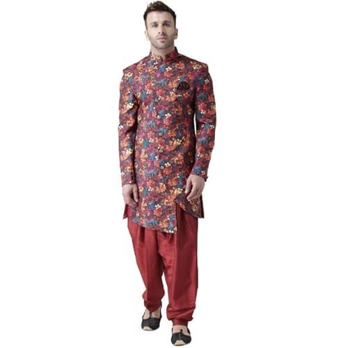 hangup men sherwani indo, color multicolor, size 44 (s9indo112) multicolour