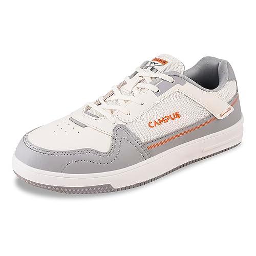 campus og-08 casual sneakers for men | advanced ortho insole for better support | water resistant pu upper with a snug and secure lace up casual shoes